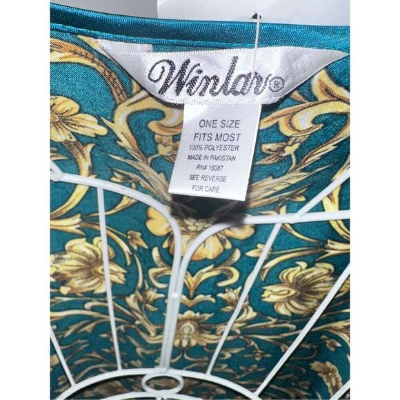 NEW WITH TAGS VINTAGE 90's boho WINLAR kaftan long maxi dress casual one size fi - Picture 12 of 14